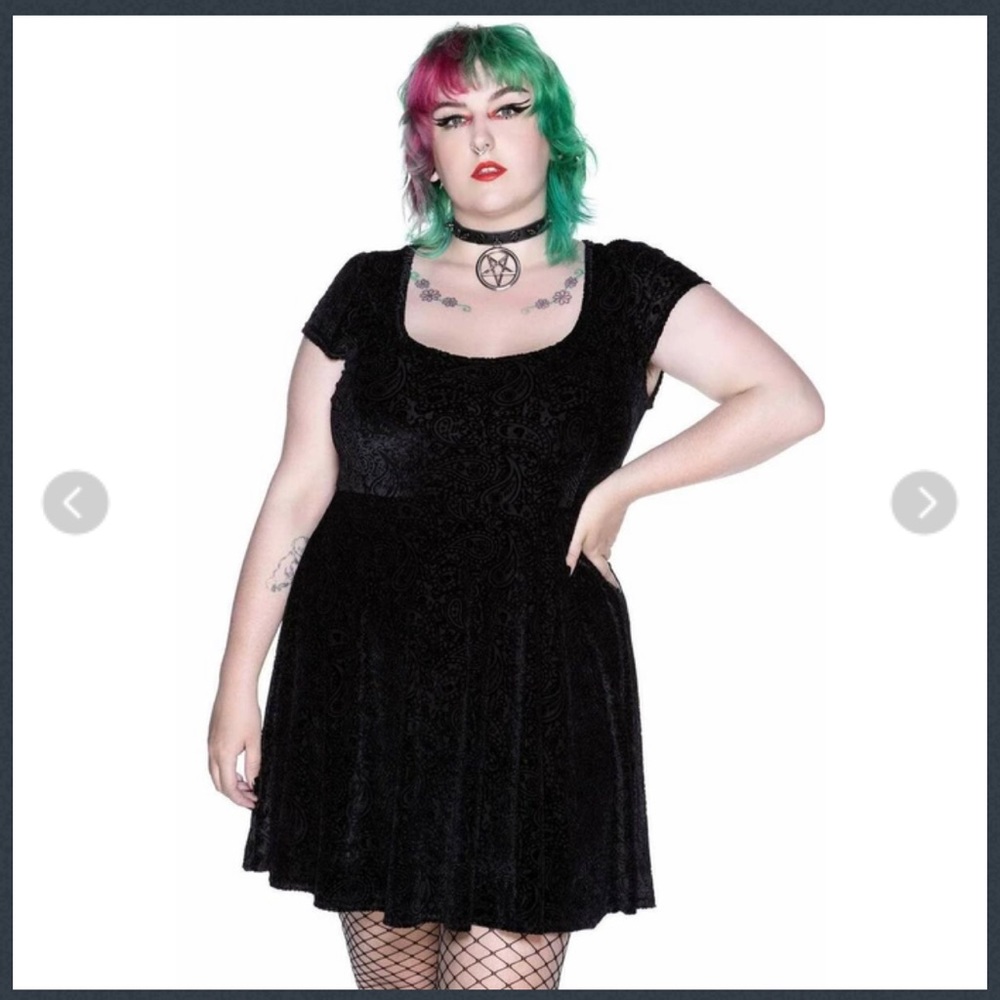 Killstar Dead Head Skater Dress